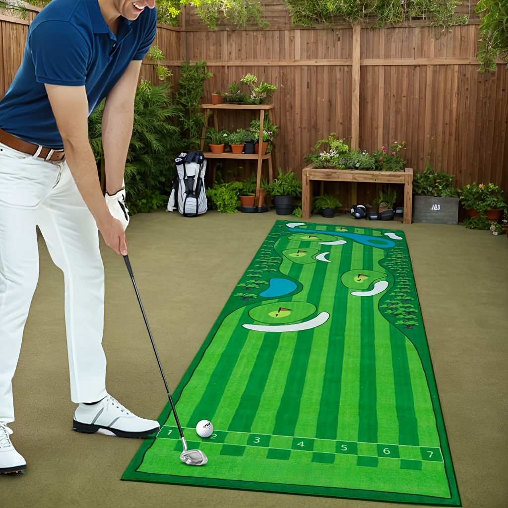 Golf Putting Mat - Портативный противоскользящий коврик для мини-гольфа VIKAMA: