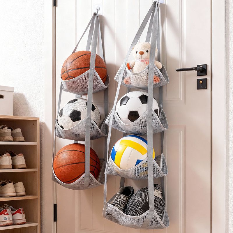 Sports Equipment Basketball - Настенный органайзер для хранения мячей с
