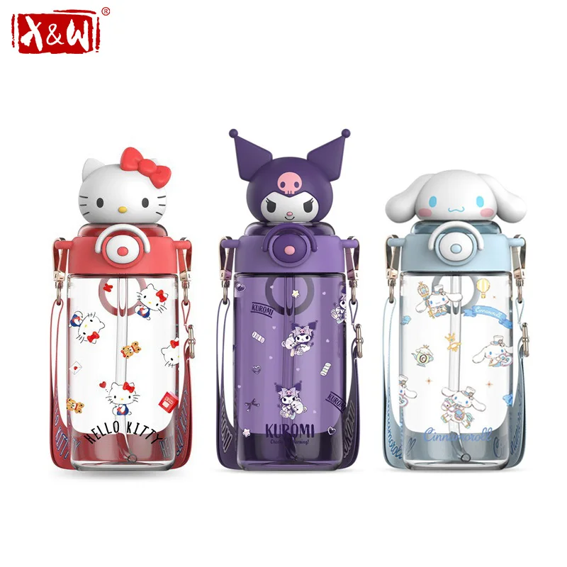 Sports Equipment Stores - Кружка-поильник X&W Kawaii Sanrio с соломинкой,