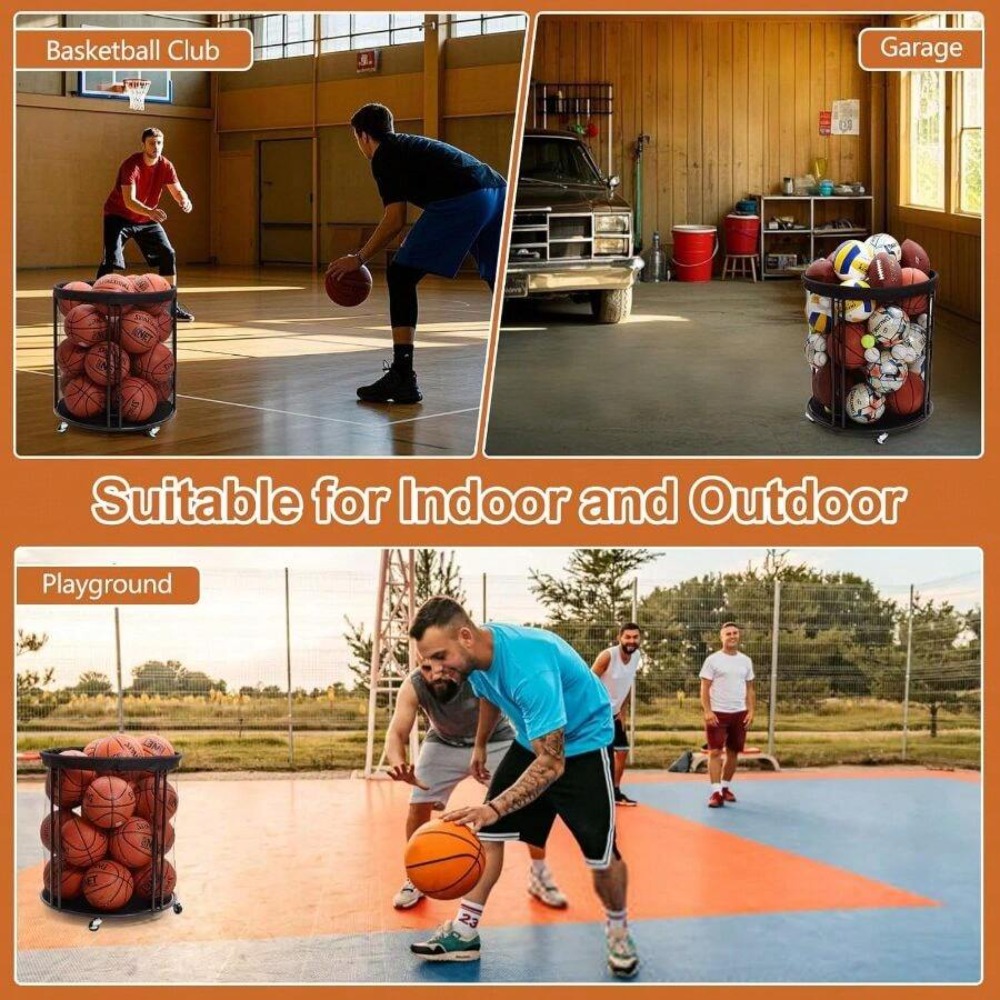 Прочный контейнер-тележка для  – обзор и цена Sports Equipment Basketball