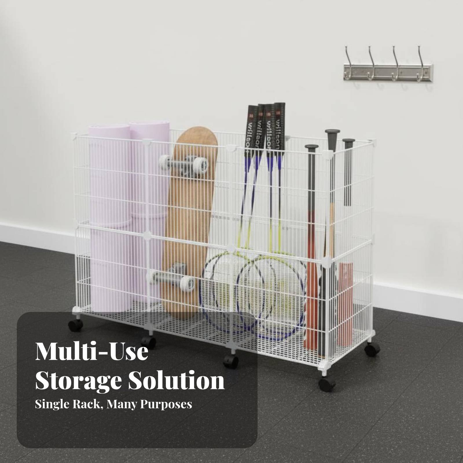 Тележка для хранения спортивно – обзор и цена Sports Equipment Organizer Rack